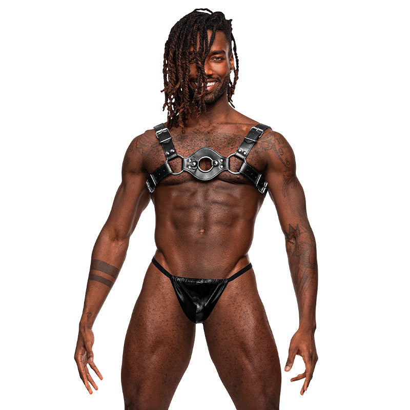 Male Power Leather Men''s Libra Black O/S