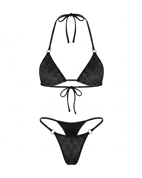 Sparkle Velvet Ring Bikini Set
