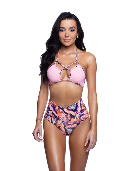 JR267 - Criss-Cross Halter Top