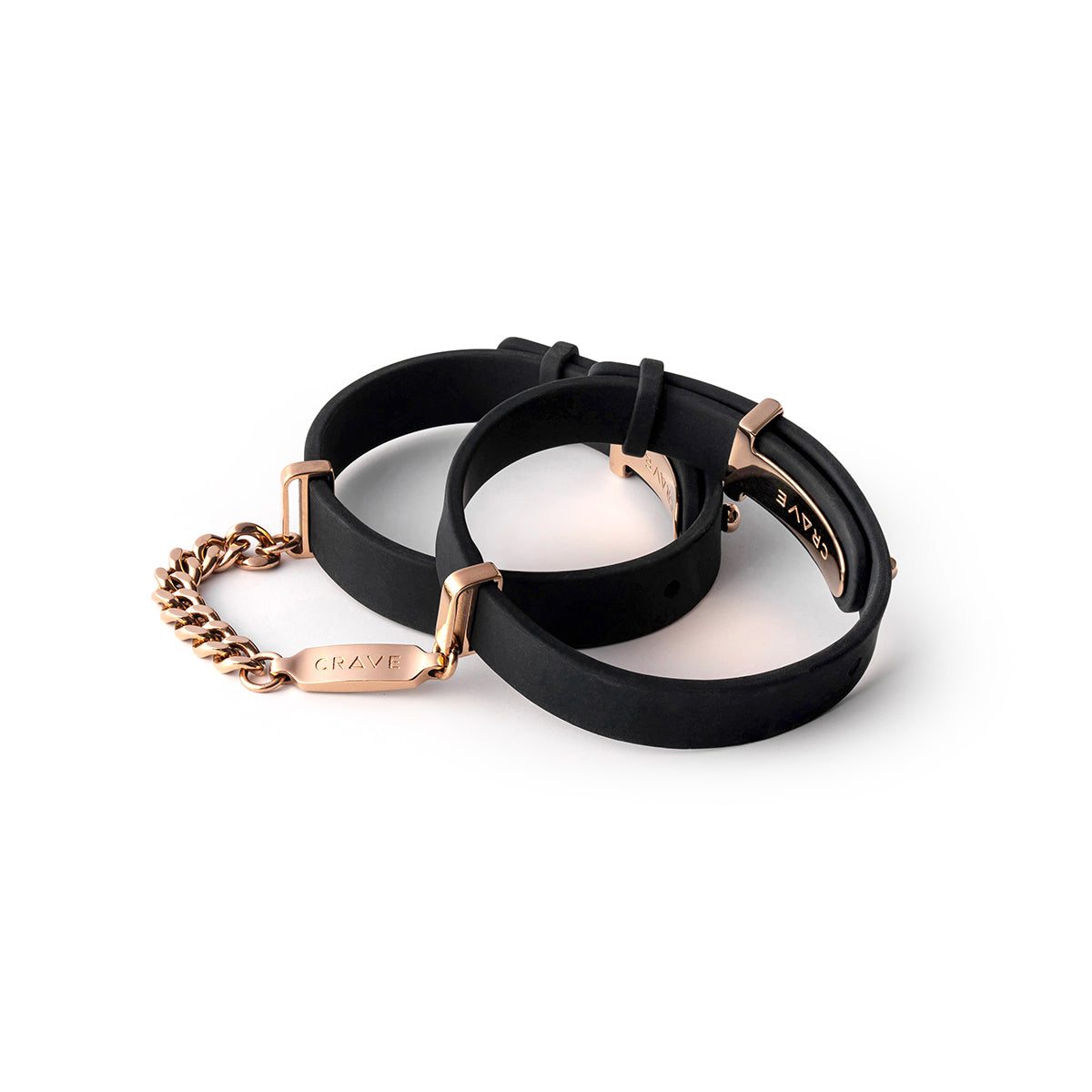 Cuffs Black/Rose Gold