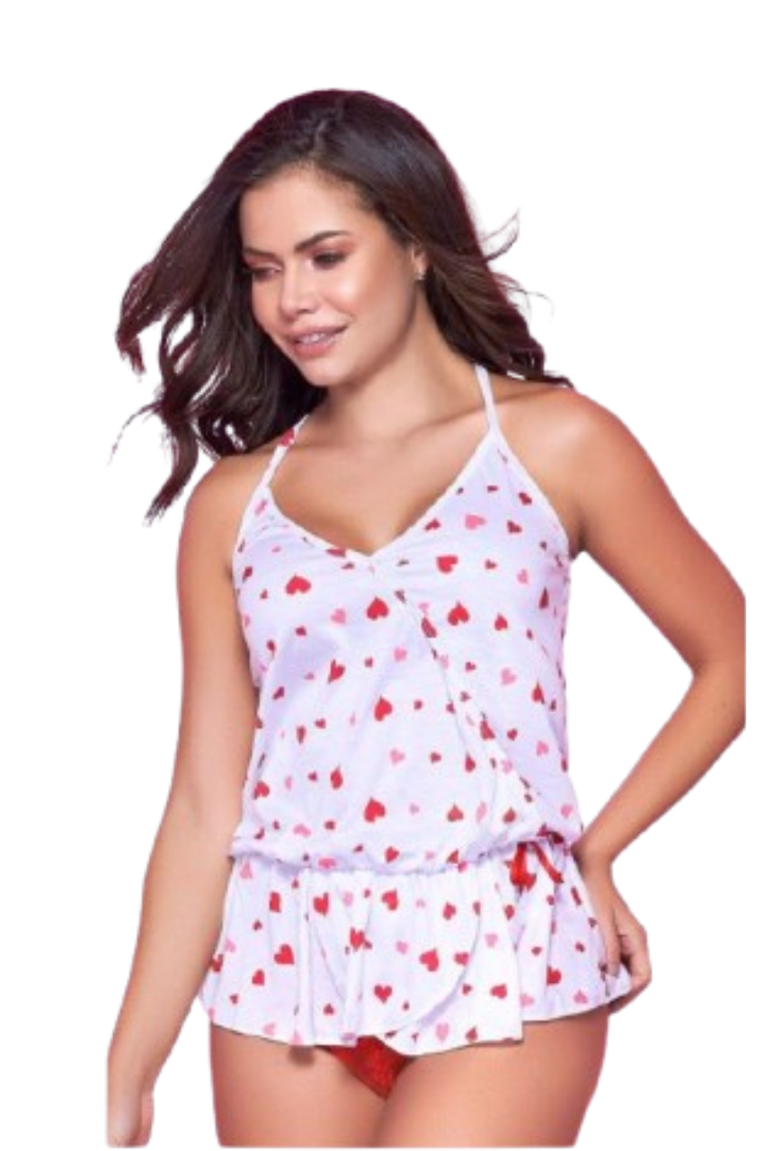 Top and Cheeky Bottoms Pajama Set