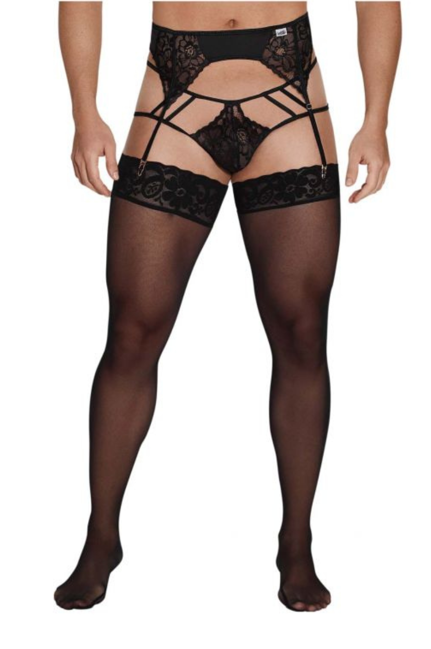 Lace Garter-Jockstrap Outfit