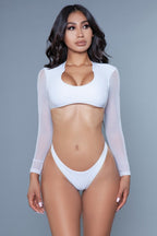 1980 Cardi 2 Piece Suit White