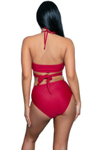 2280 Francesca Swimsuit Maroon