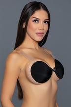 2320 V-Shaped Adhesive Bra Black