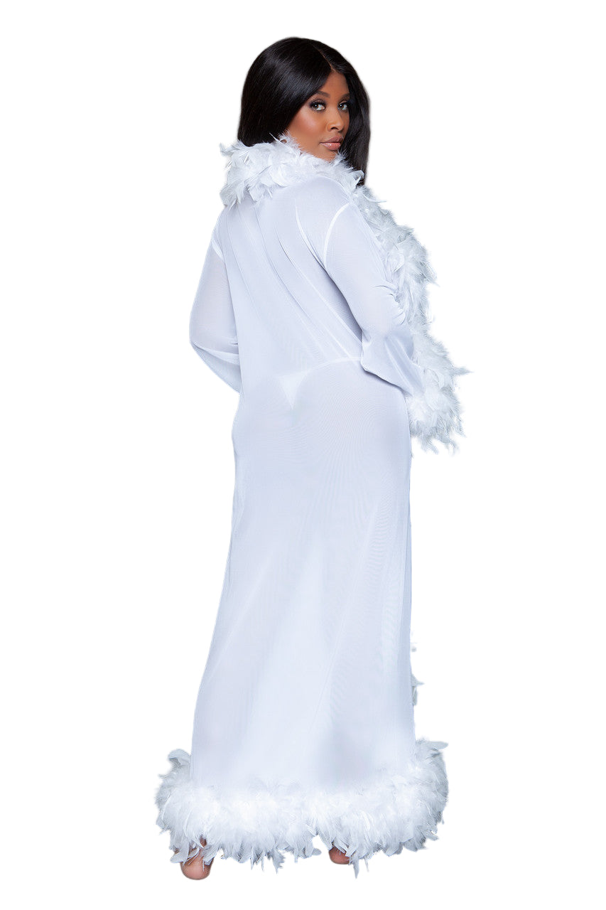 BW834W Glamour Robe White