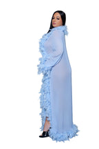 BW834PW Glamour Robe Periwinkle