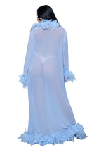 BW834PW Glamour Robe Periwinkle