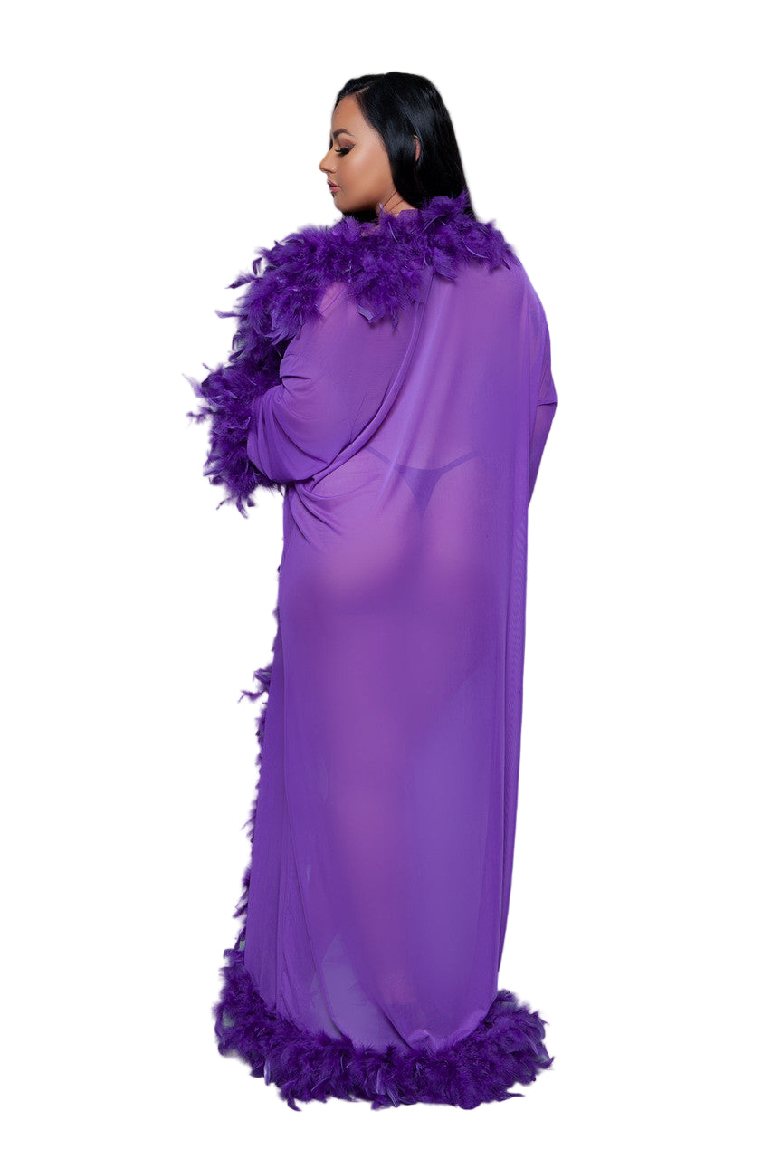 BW834VI Glamour Robe Violet