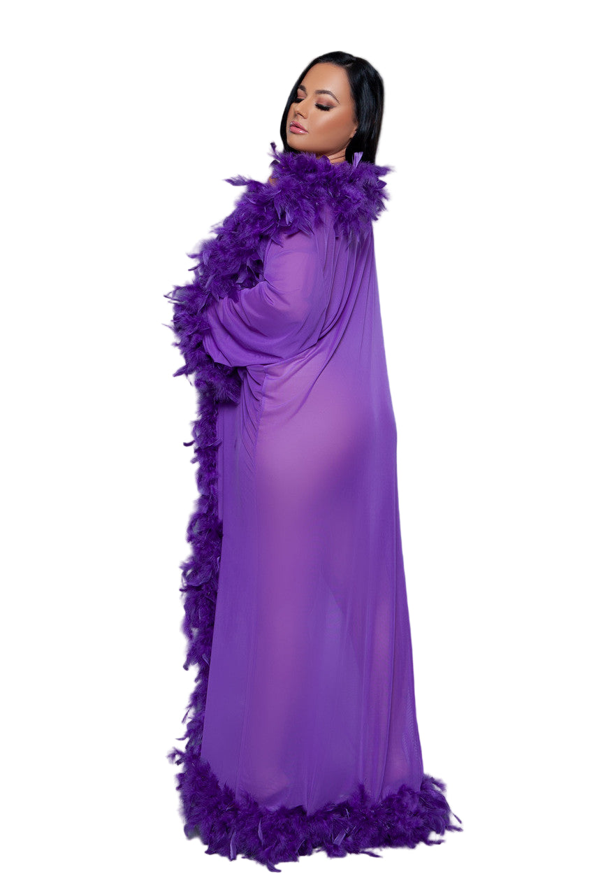 BW834VI Glamour Robe Violet