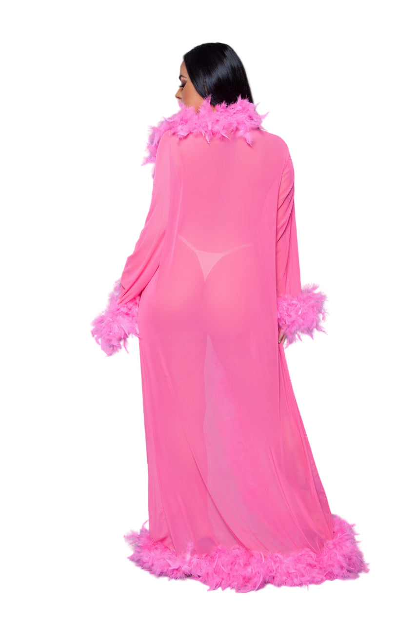 BW834NP Glamour Robe Neon Pink
