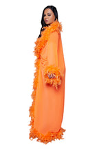 BW834NOR Glamour Robe Neon Orange