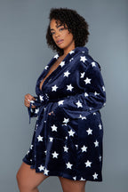 2259 Kaylee Robe Navy White