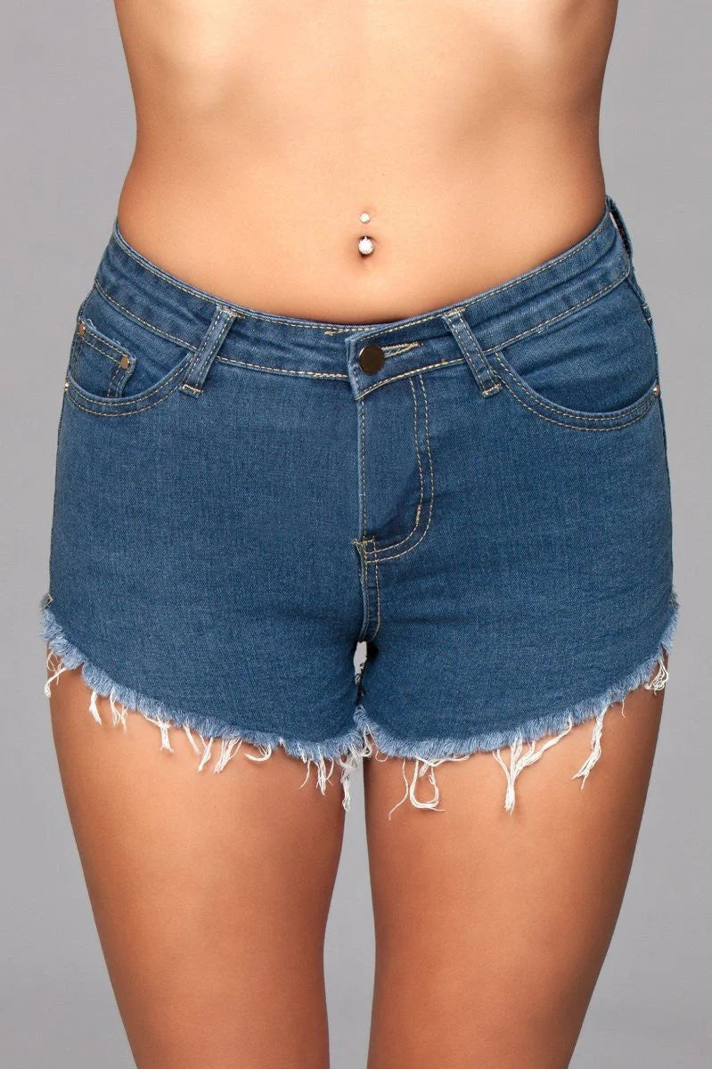 J12 Zip Me Up Denim Shorts