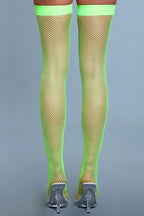 1931 Nylon Fishnet Thigh Highs