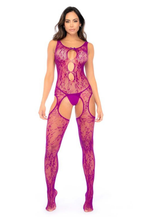 Floral Fishnet Bodystocking