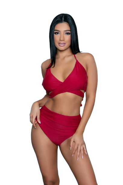 2280 Francesca Swimsuit Maroon