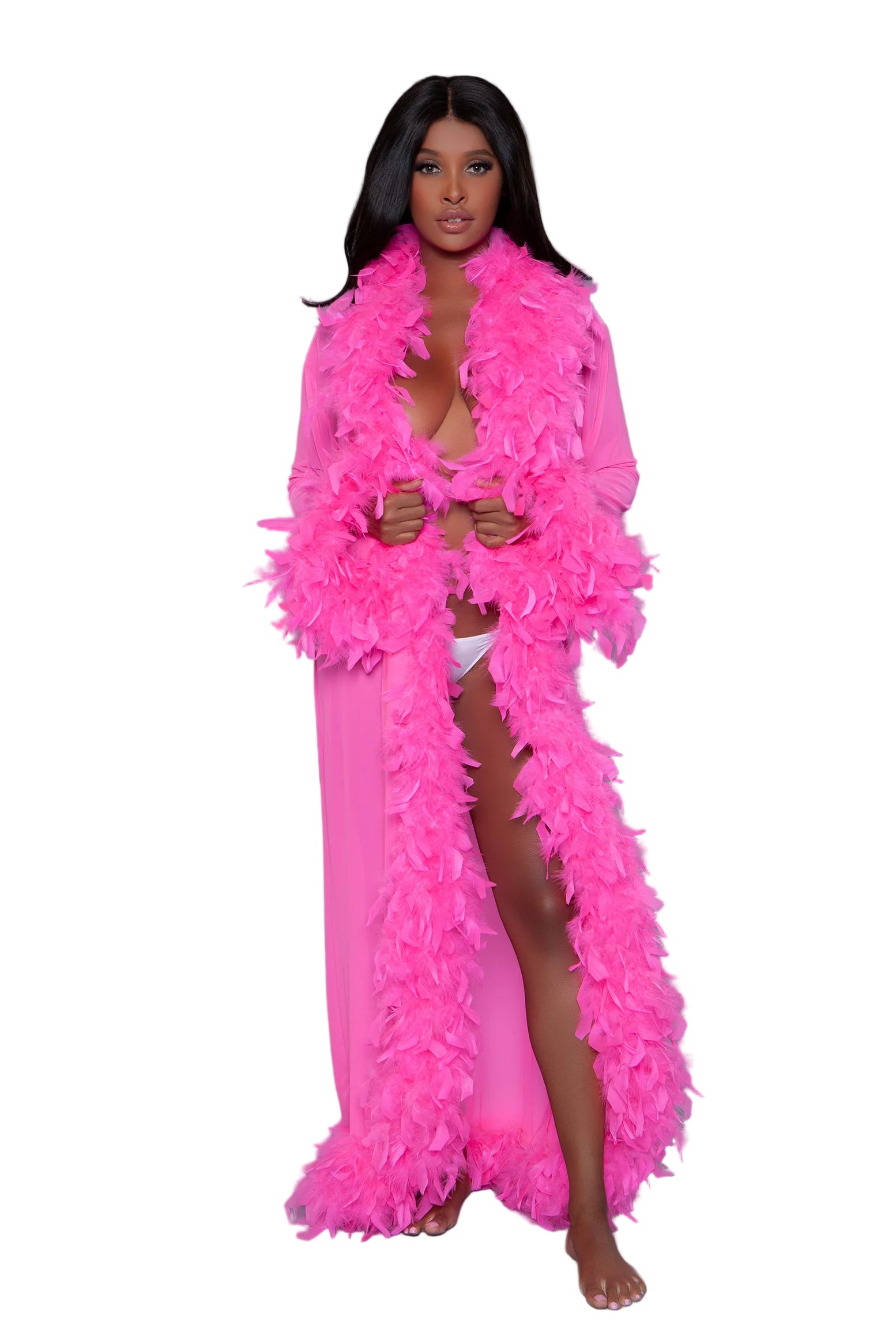 BW834HP Glamour Robe Hot Pink