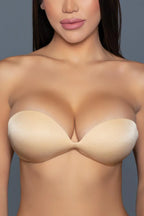 2316 Seamless Fabric Bra Adhesive Nude