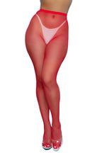 2302 Up All Night Pantyhose Red