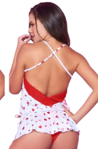 Top and Cheeky Bottoms Pajama Set