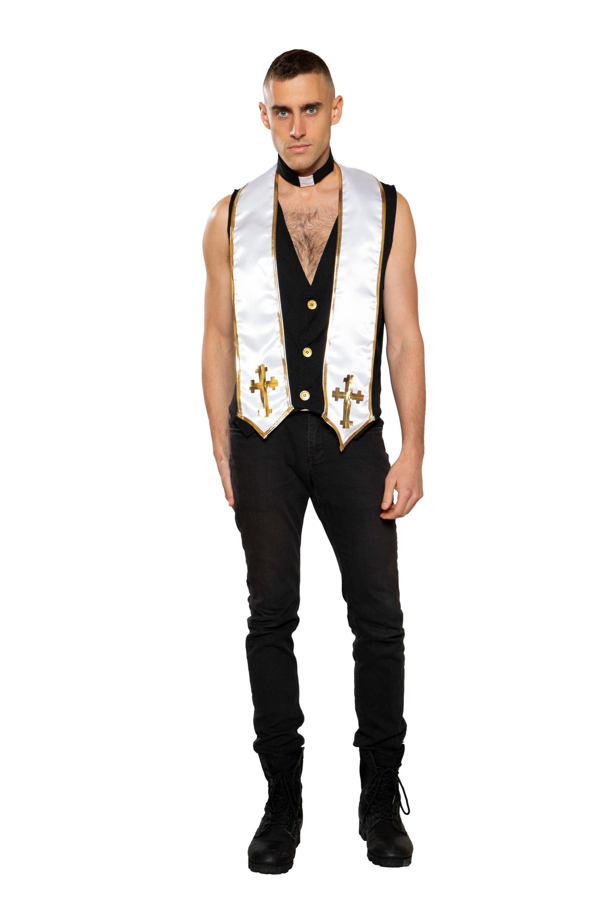 Black/White/Gold / S