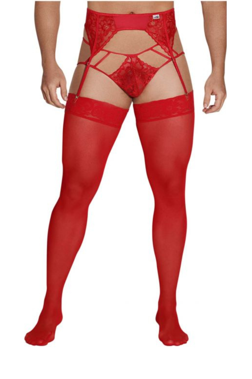 Lace Garter-Jockstrap Outfit
