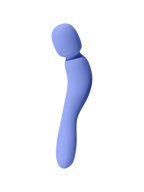 Dame Com  Silicone Wand Vibrator Periwinkle