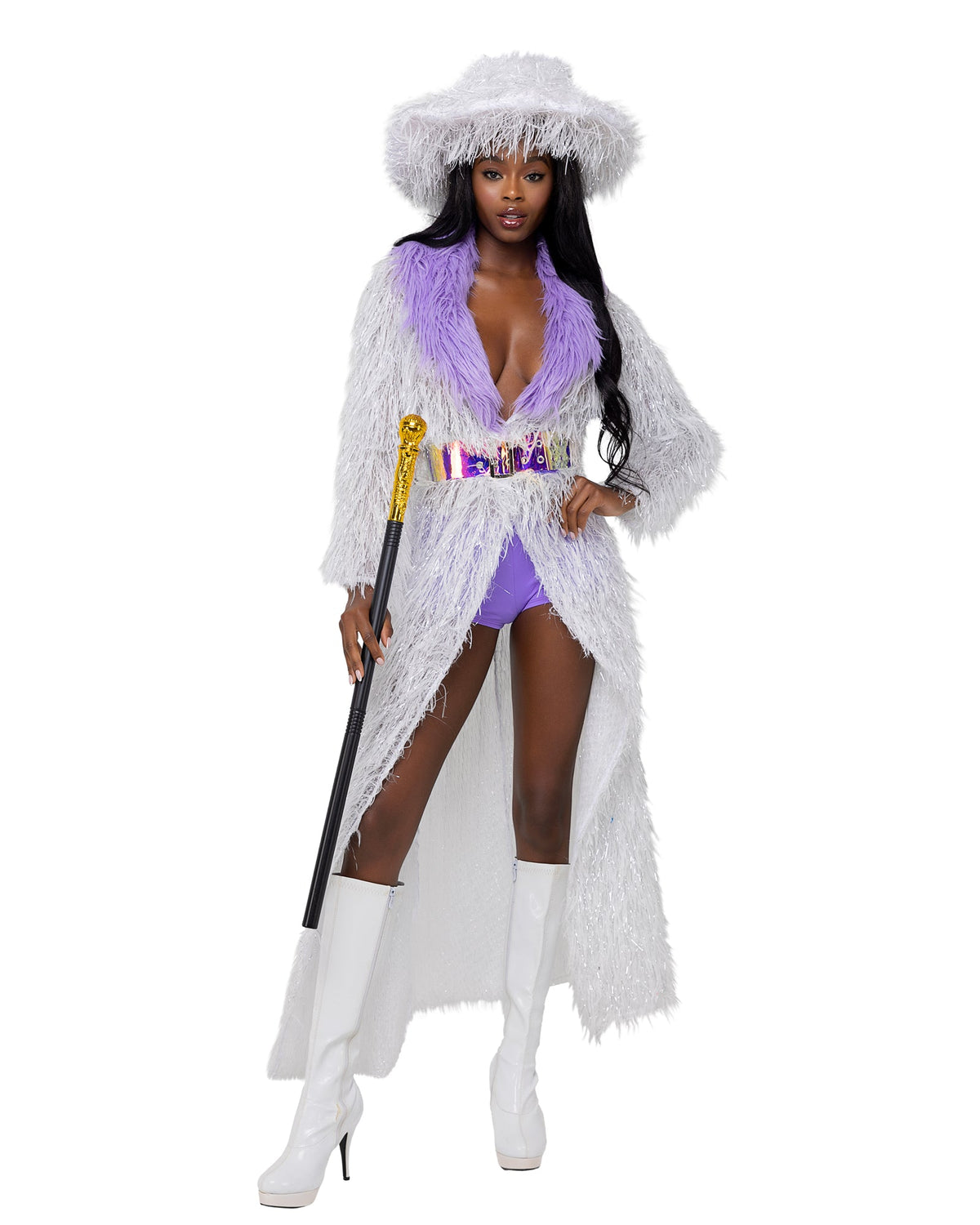 White/Lavender / S