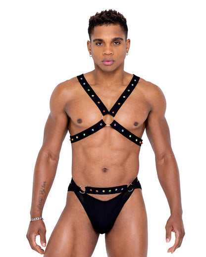 Mens Pride Criss-Cross Swim Briefs