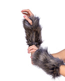 6352 - Pair of Faux Fur Wolf Gloves