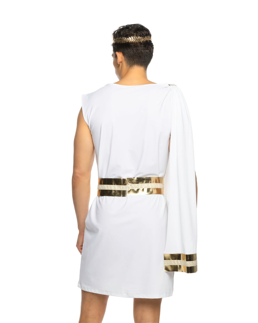 6636 - 2pc Gilded Greek God