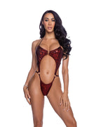 6666 - Shimmer Romper with Ring Detail