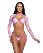 6656 - Holographic Fishnet Shrug