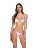6676 - 2PC Crushed Velvet Bikini Tie Set