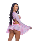 6712 - Sequin Mini Skirt