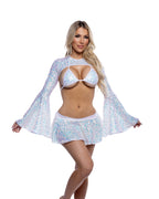 6712 - Sequin Mini Skirt