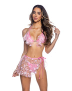 6722 - Butterfly & Sequin Tie Skirt
