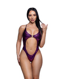 6760 - Shimmer Bodysuit with Heart Ring