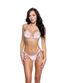 6768 - 2PC Velvet Tie-Side Bikini Set