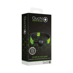 Leather Breathable Ball Gag Neon Green