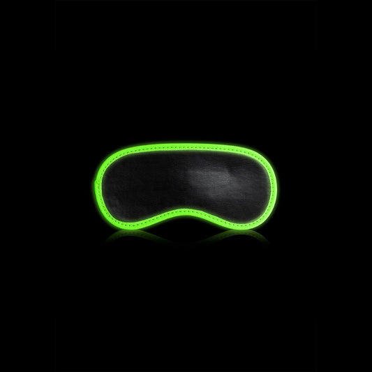 Dark Eye Mask Black/Neon Green