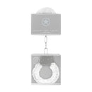 Ouch! Beginner''s Furry Handcuffs With Quick-Release White