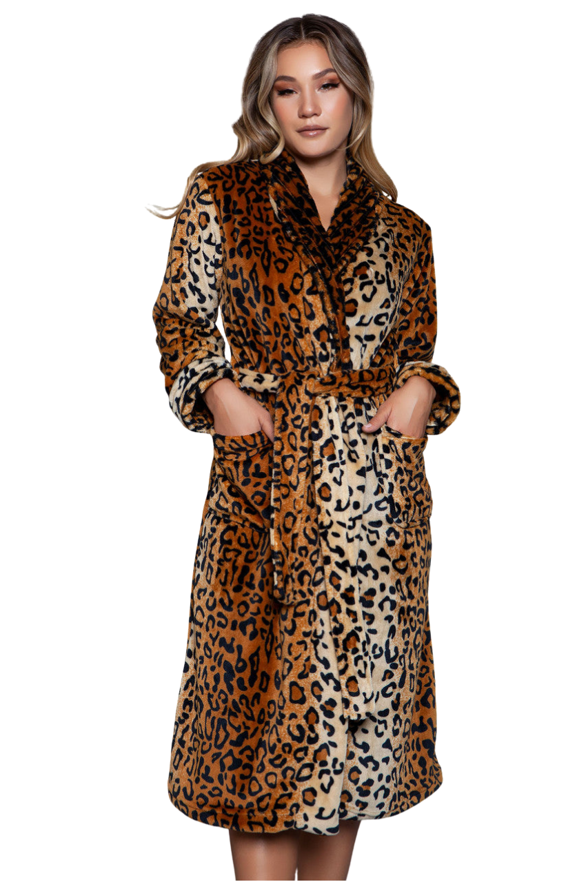 2071 Leopard Robe