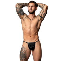 Male Power Liquid Onyx 2.0 Posing Strap Black O/S