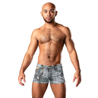 Male Power The Matchmaker Mini Short Denim Print M