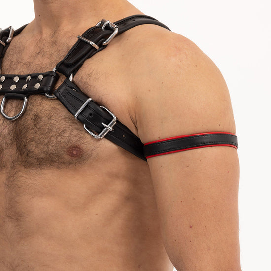 Prowler RED Bicep Band Black/Red