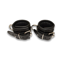 Prowler RED Leather Lockable Wrist Restraints L/XL