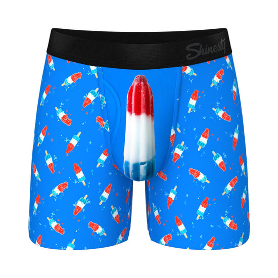 Shinesty The Popsicle Stick Apex USA Ball Hammock Pouch Underwear with Fly M