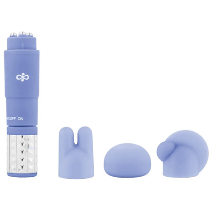 Massage Kit with Mini Vibrator & 3 Silicone Attachments